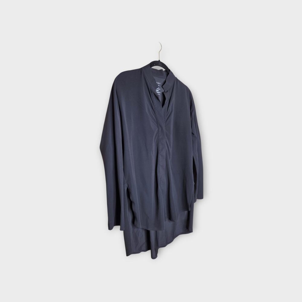 ADAY Something Borrowed Black Oversized Tunic Shi… - image 3